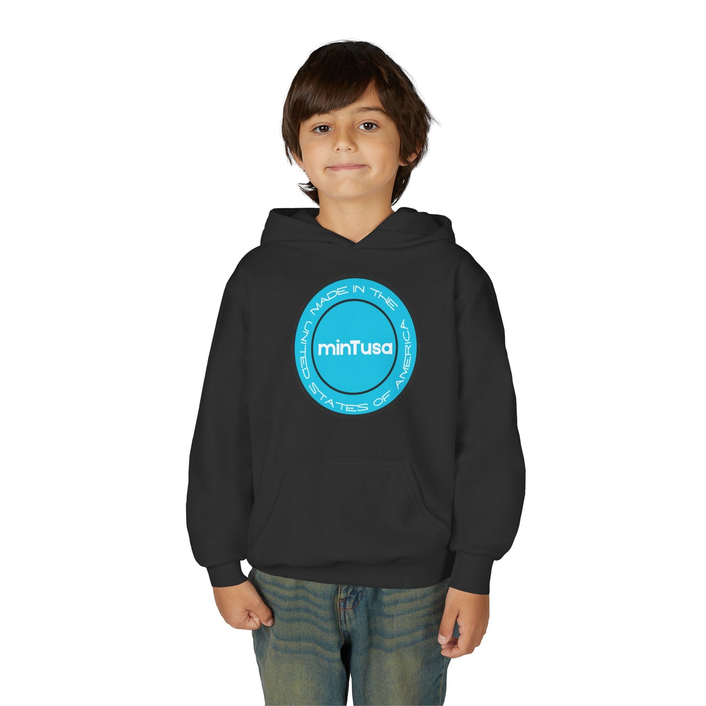 minTusa Cozy Cool Blue Sweatshirt for Kids