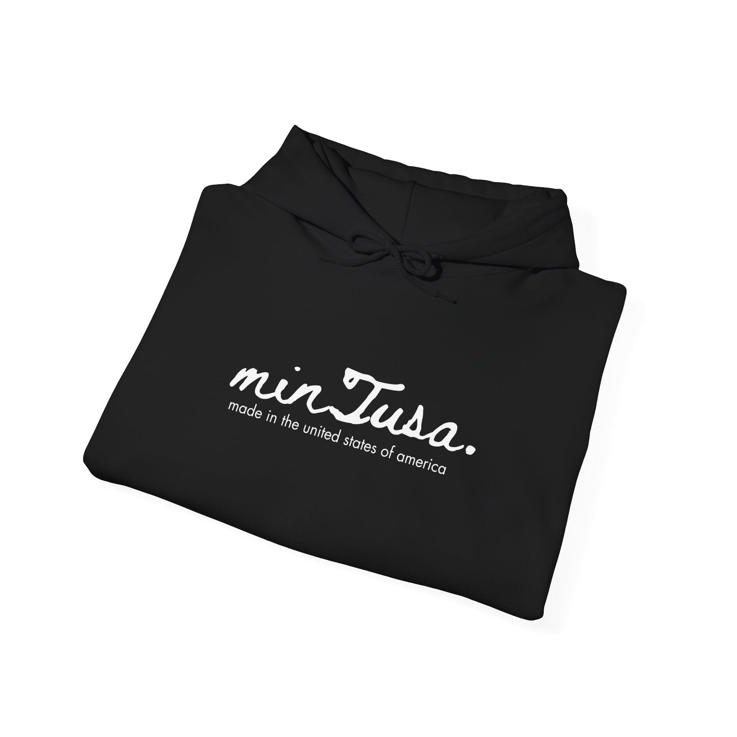 Classic minTusa Logo Cozy Unisex Hoodie – Perfect for Fall & Winter