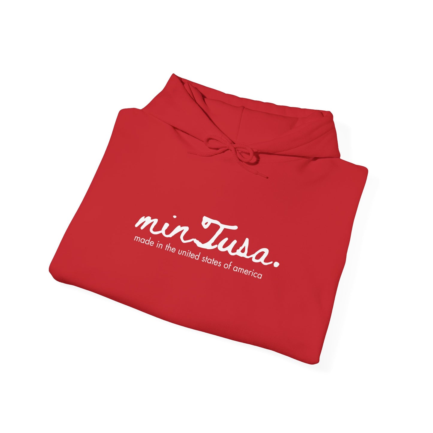 Classic minTusa Logo Cozy Unisex Hoodie – Perfect for Fall & Winter