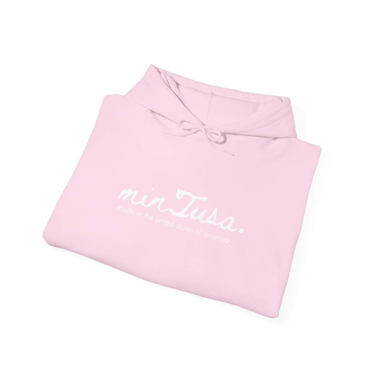 Classic minTusa Logo Cozy Unisex Hoodie – Perfect for Fall & Winter