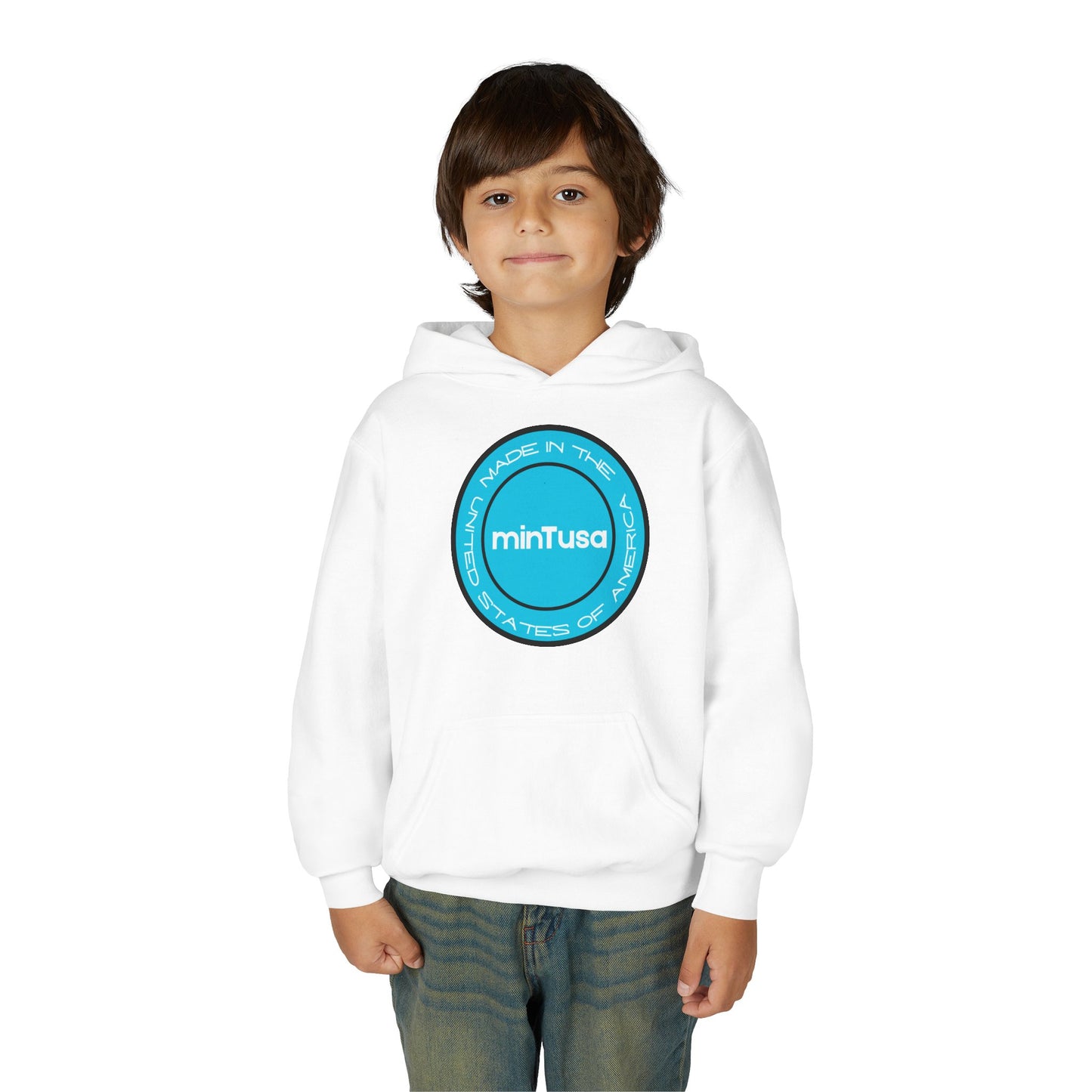 minTusa Cozy Cool Blue Sweatshirt for Kids
