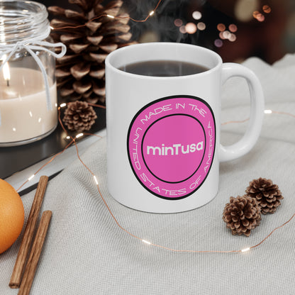 minTusa Pink Neon Pop Coffee Mug