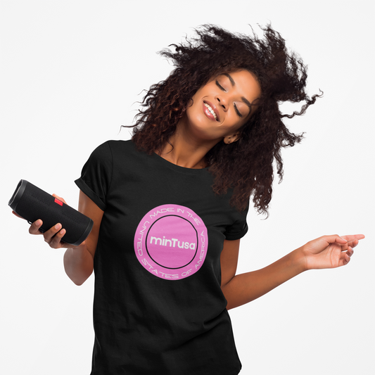 minTusa Pink Neon Pop Unisex T-shirt
