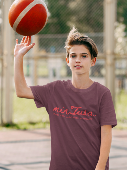 minTusa Kids Classic Logo Short Sleeve Tee