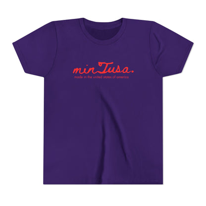 minTusa Kids Classic Logo Short Sleeve Tee