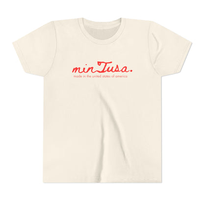 minTusa Kids Classic Logo Short Sleeve Tee