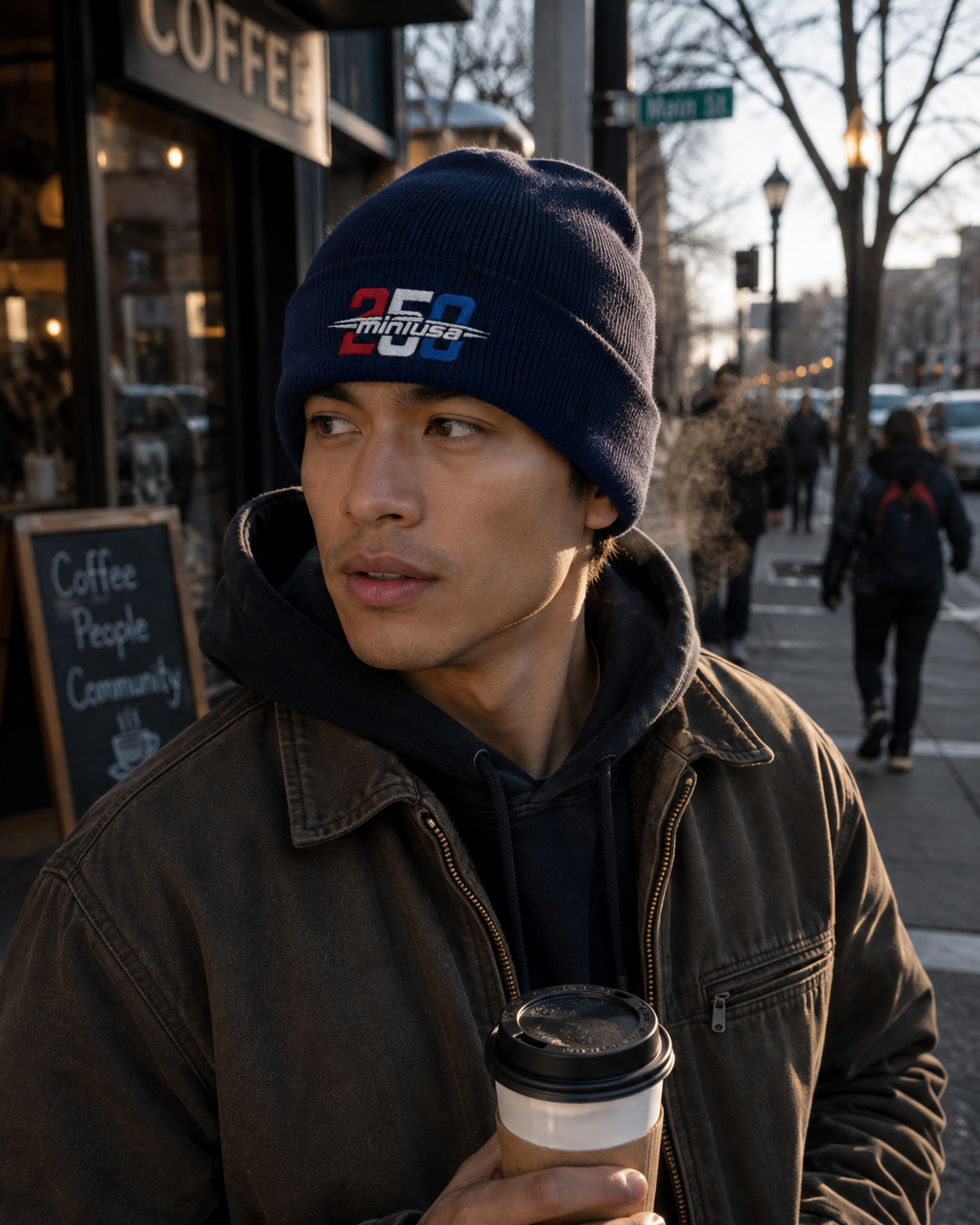 minTusa Celebrate 250 Embroidered Beanie
