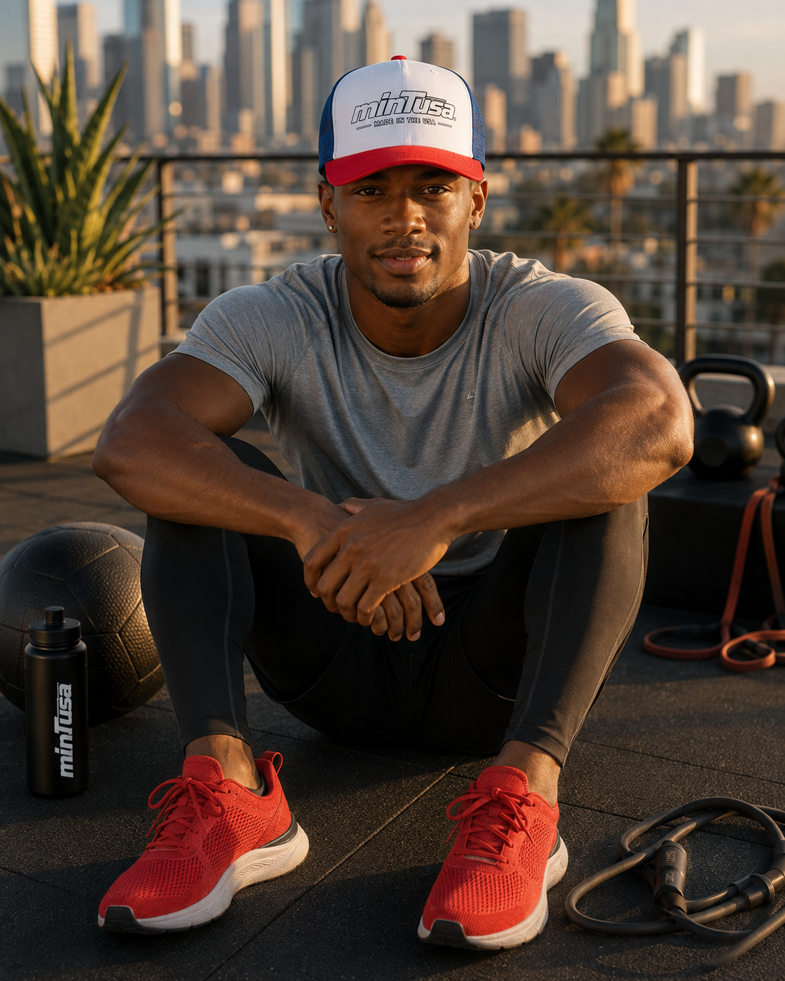 minTusa Signature Foam trucker hat