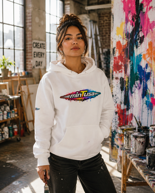 minTusa Splash Paint 26 Unisex Hoodie