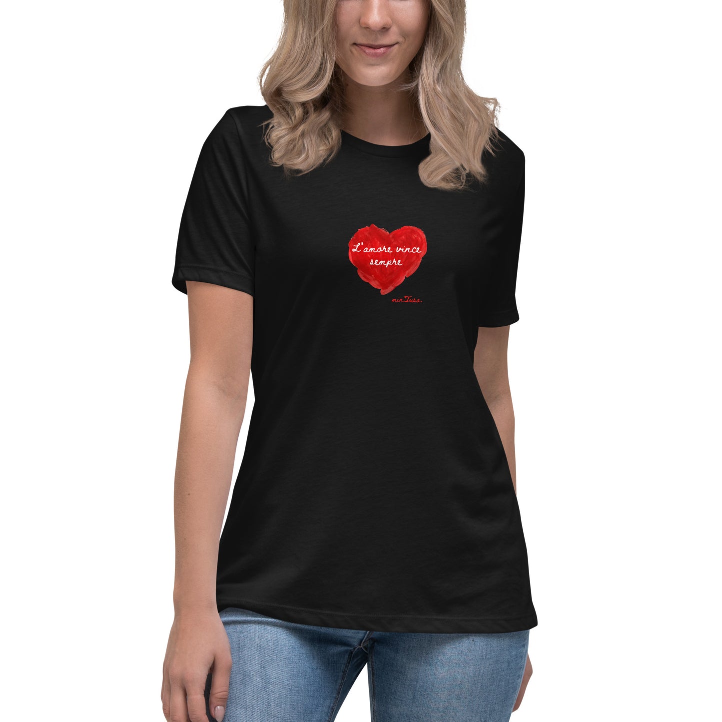 Love Always Wins, minTusa Women's Relaxed T-Shirt