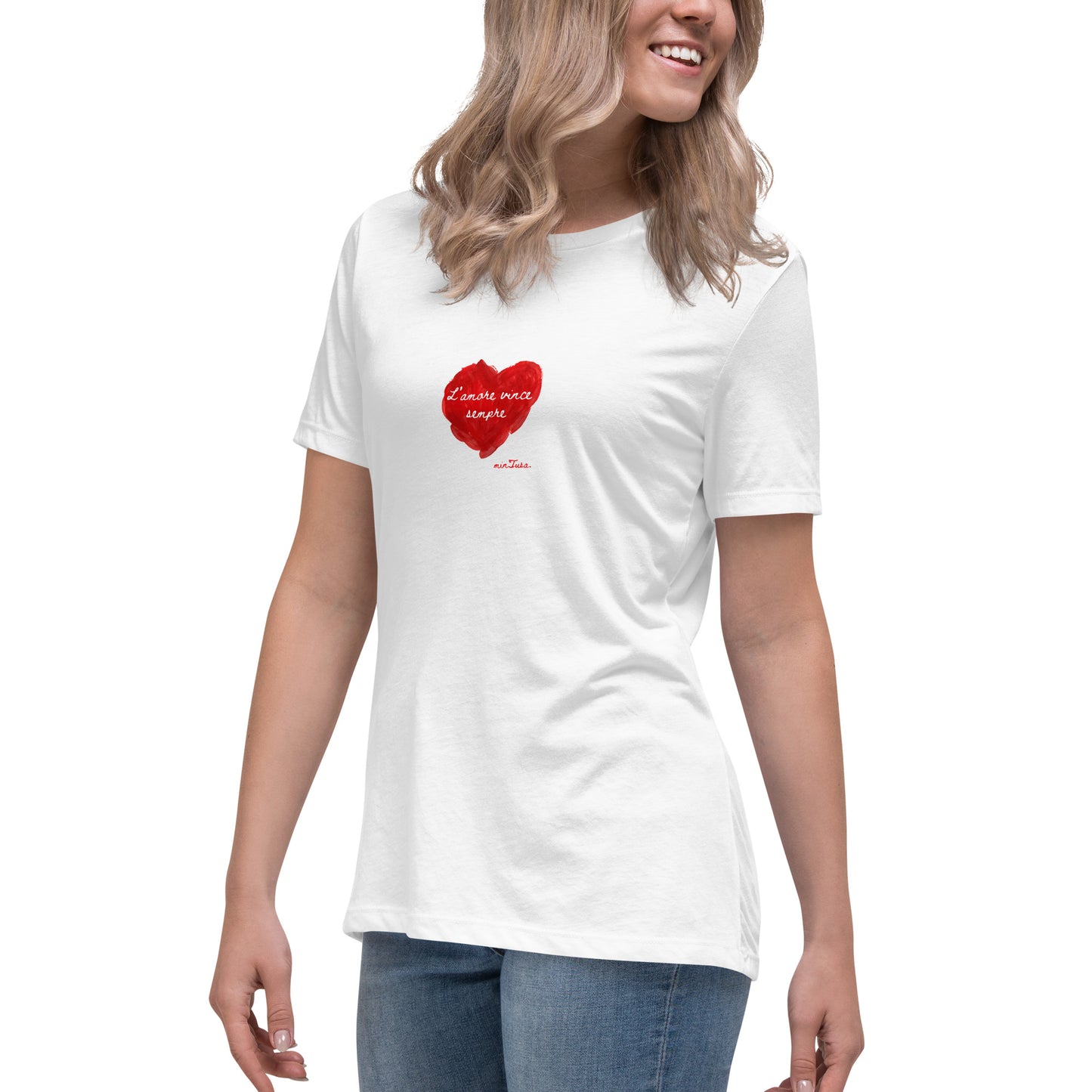 Love Always Wins, minTusa Women's Relaxed T-Shirt