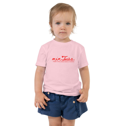 minTusa Original Brand Toddler Short Sleeve Tee myminTusa.com