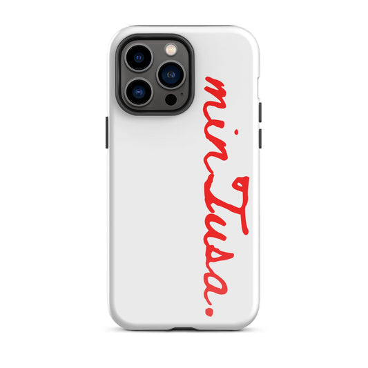 minTusa Original Brand Tough Case for iPhone® - White myminTusa.com