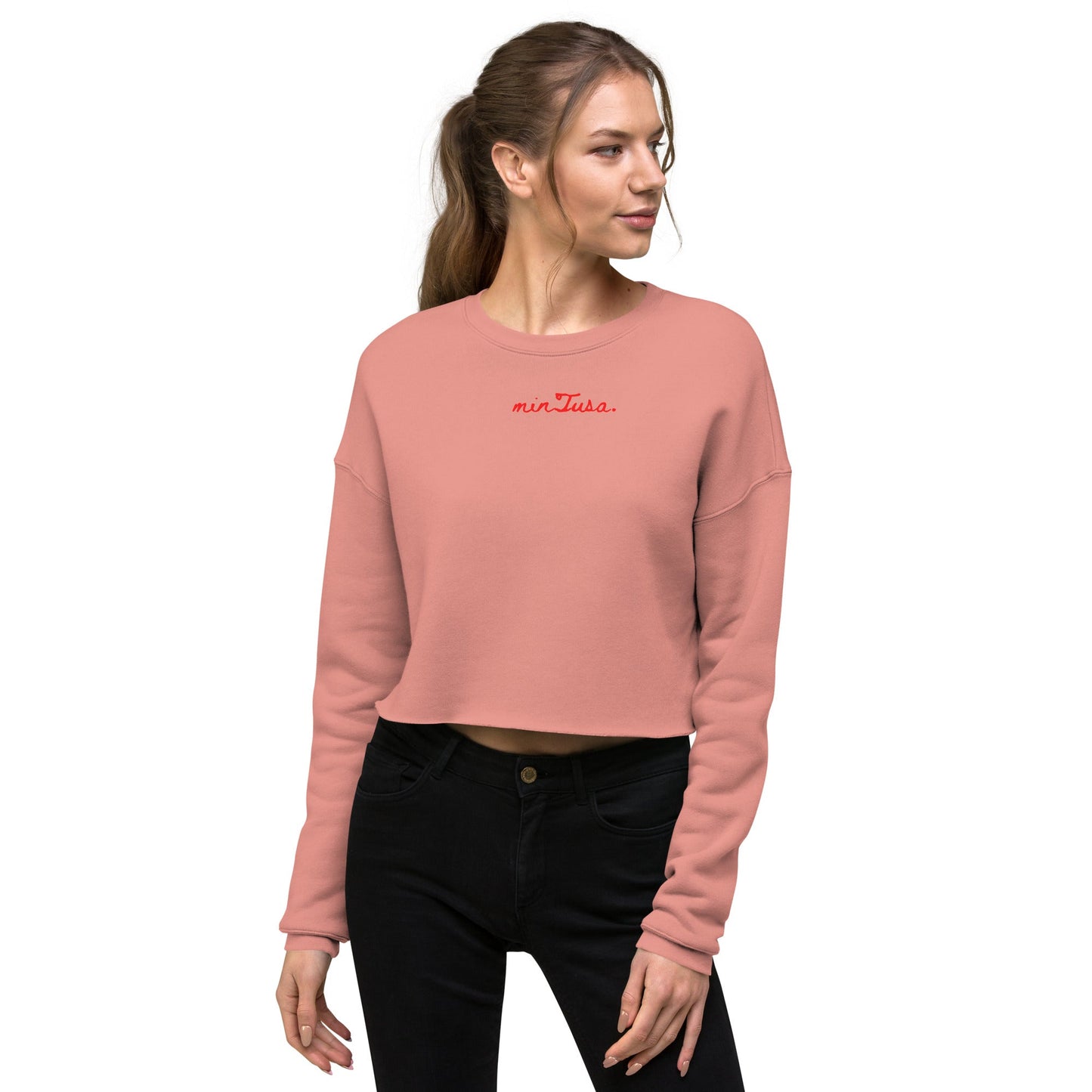 minTusa Original Brand Women's Crop Sweatshirt myminTusa.com