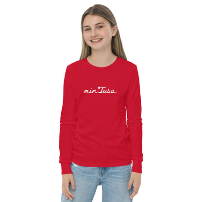 minTusa Original Brand Youth Long Sleeve Tee myminTusa.com