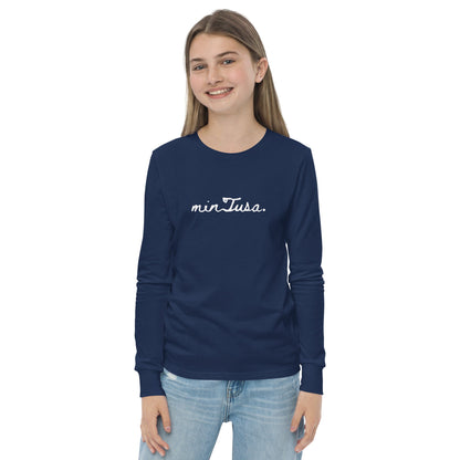 minTusa Original Brand Youth Long Sleeve Tee myminTusa.com